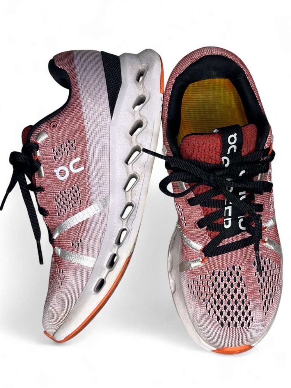 On Cloudsurfer Womens Size 8 PINK Athletic Running Shoes Sneakers EU 38